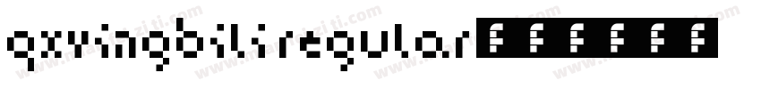 QXyingbili Regular字体转换